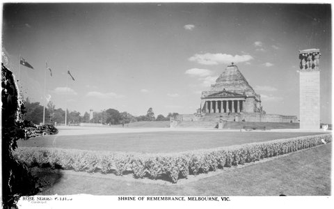 SHRINE OF REMEMBRANCE, MELBOURNE, VIC, 1920–54