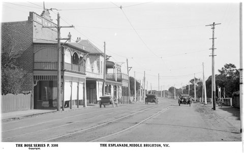 The Esplanade, Middle Brighton, Vic, 1920–54