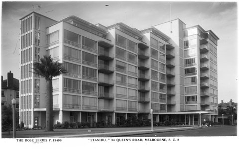 "STANHILL" 34 QUEEN'S ROAD, MELBOURNE, S. C. 2, 1920–54