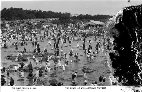 The Beach At Williamstown, Victoria, 1920–54