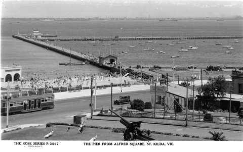 The Pier From Alfred Square, St. Kilda, Vic, 1920–54
