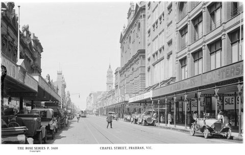 Chapel Street, Prahran, Vic, 1920–54