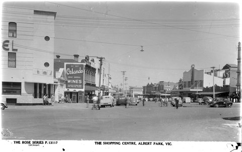 THE SHOPPING CENTRE, ALBERT PARK, VIC.,, 1920–54