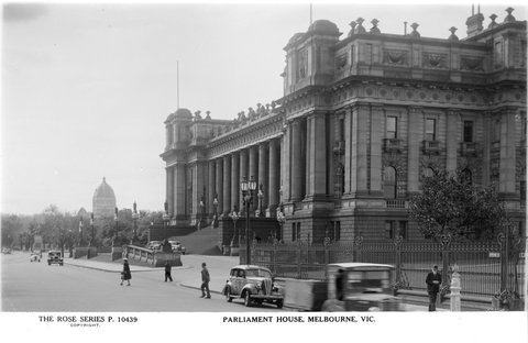 PARLIAMENT HOUSE, MELBOURNE, VIC, 1920–54