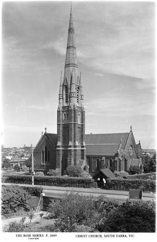 Christ Church, South Yarra, Vic, 1920–54