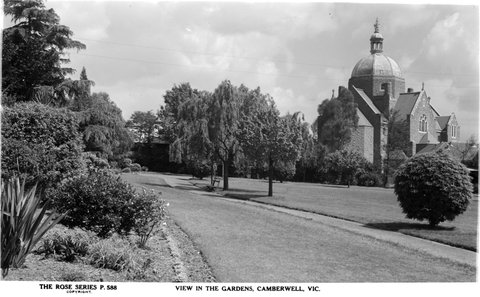 VIEW IN THE GARDENS, CAMBERWELL, VIC, 1920–54