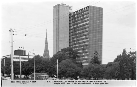 I.C.I. Building, 20 Story I.E. Storey Skyscraper, Melbourne, Vic, 1920–54