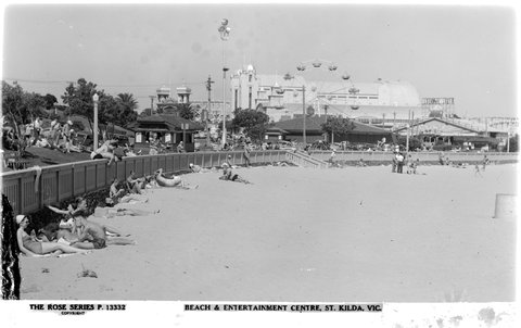 BEACH & ENTERTAINMENT CENTRE, ST. KILDA, VIC, 1920–54