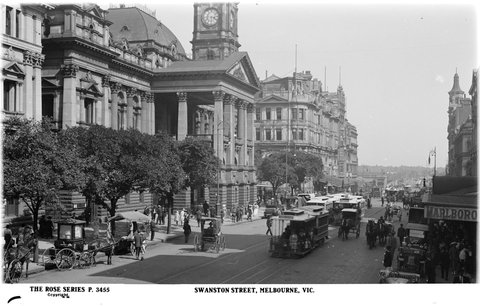 Swanston Street, Melbourne, Vic, 1920–54