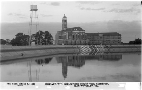 SEMINARY, WITH REFLECTIONS, MOUNT VIEW RESERVOIR, GLEN WAVERLEY, VIC, 1920–54