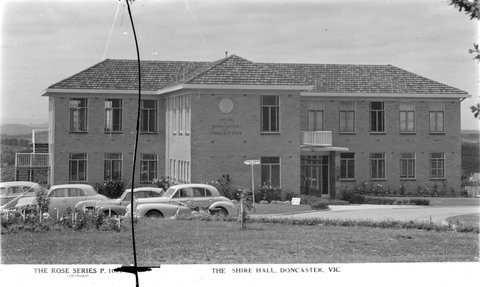 The Shire Hall, Doncaster, Vic, 1920–54