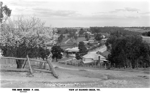 VIEW AT DIAMOND CREEK, VIC, 1920–54