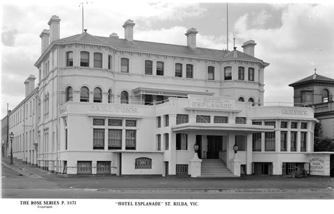 "Hotel Esplanade", St. Kilda, Vic, 1920–54