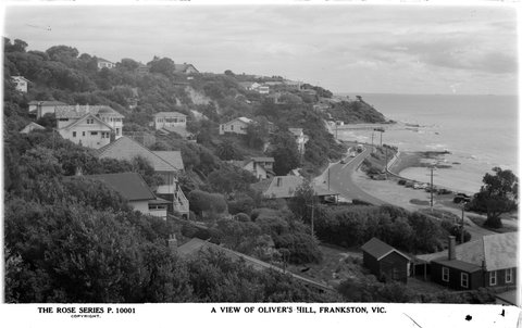 A VIEW OF OLIVER'S HILL, FRANKSTON, VIC, 1920–54