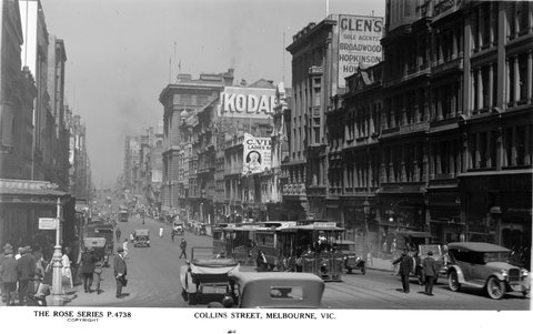 COLLINS STREET, MELBOURNE, VIC, 1920–54