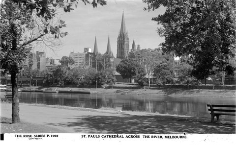 St. Paul's Cathedral Across The River, Melb. I.E. Melbourne, 1920–54