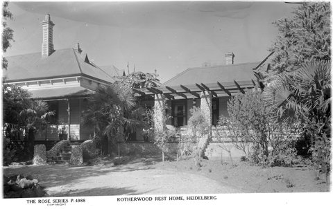 ROTHERWOOD REST HOME, HEIDELBERG, 1920–54