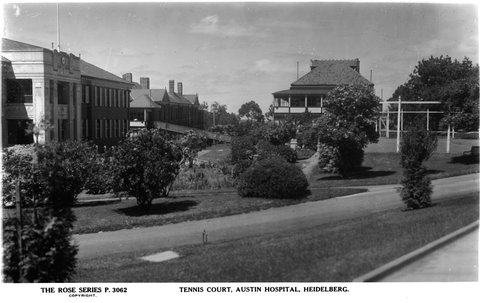 Tennis Court, Austin Hospital, Heidelberg, 1920–54