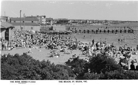 The Beach, St. Kilda, Vic, 1920–54
