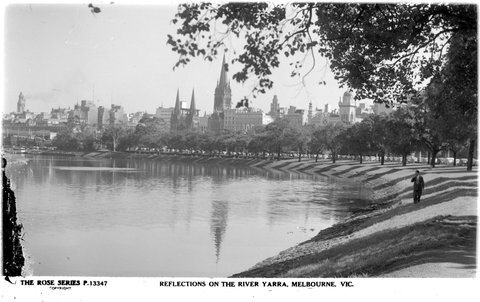 REFLECTIONS ON THE RIVER YARRA, MELBOURNE, VIC, 1920–54