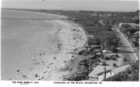 Panorama Of The Beach, Frankston, Vic, 1920–54