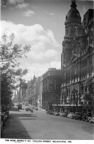 Collins Street, Melbourne, Vic, 1920–54