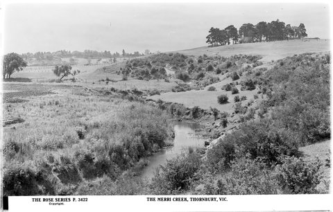 The Merri Creek, Thornbury, Vic, 1920–54