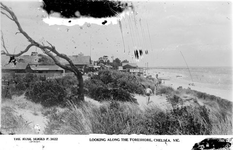 Looking Along The Foreshore, Chelsea, Vic, 1920–54