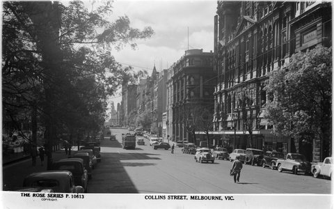 COLLINS STREET, MELBOURNE, VIC, 1920–54
