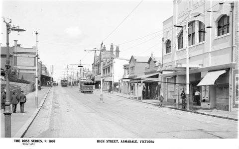 High Street, Armadale, Victoria, 1920–54