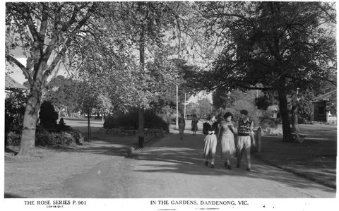 In The Gardens, Dandenong, Vic, 1920–54