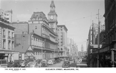Elizabeth Street, Melbourne, Vic, 1920–54