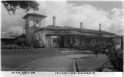 CWA CLUB 3 LANSELL ROAD, TOORAK, VIC, 1920–54