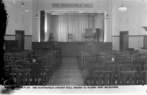 The Huntingfield Concert Hall, Mission To Seamen, Port Melbourne, Vic, 1920–54