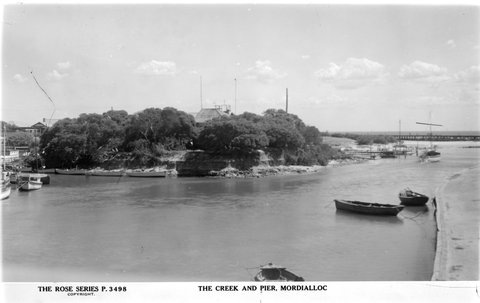 The Creek And Pier, Mordialloc, 1920–54