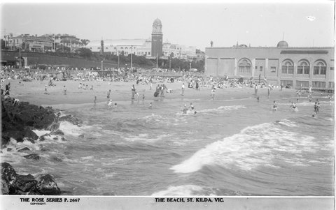 The Beach, St. Kilda, Vic, 1920–54