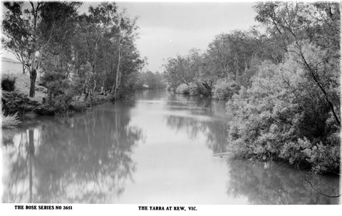The Yarra At Kew, Vic, 1920–54