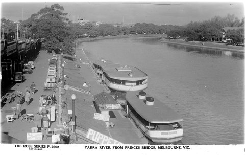 Yarra River From Princes Bridge, Melbourne, Vic, 1920–54
