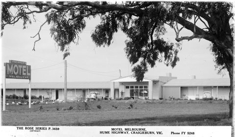 Motel Melbourne, Hume Highway, Craigeburne, Vic, 1920–54