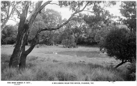 A BILLABONG NEAR THE [YARRA] RIVER, IVANHOE, VIC, 1920–54