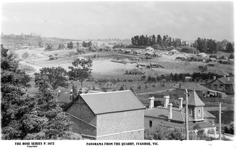 PANORAMA FROM THE QUARRY, IVANHOE, VIC, 1920–54