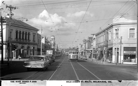 The High Street, St. Kilda, Melbourne, Vic, 1920–54
