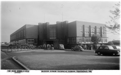 MODERN JUNIOR TECHNICAL SCHOOL, FOOTSCRAY, VIC, 1920–54