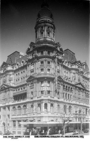 The Federal, Collins St., Melbourne, Vic, 1920–54