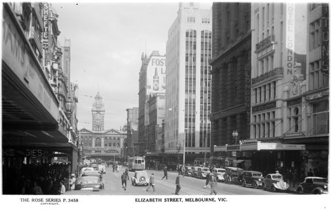 Elizabeth Street, Melbourne, Vic, 1920–54