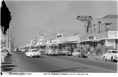 NEPEAN HIGHWAY, LOOKING SOUTH, CHELSEA, VIC, 1920–54