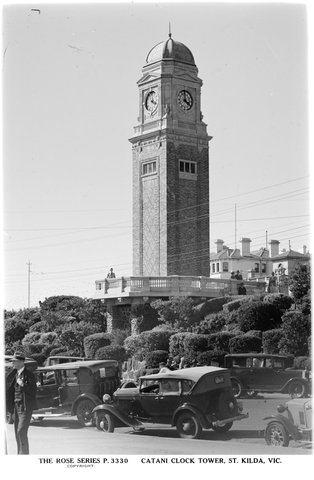 Catani Clock Tower, St. Kilda, Vic, 1920–54