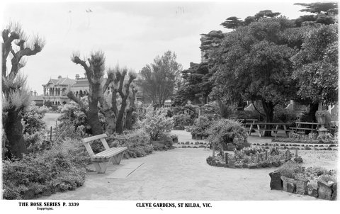 Cleve Gardens, St. Kilda, Vic, 1920–54