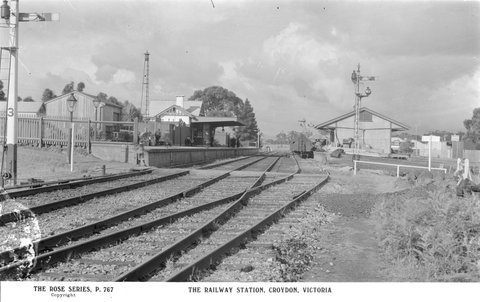 The Railway Station, Croydon, Victoria, 1920–24