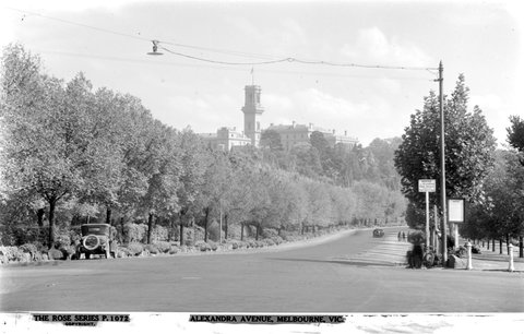 Alexandra Avenue, Melbourne, Vic, 1920–54
